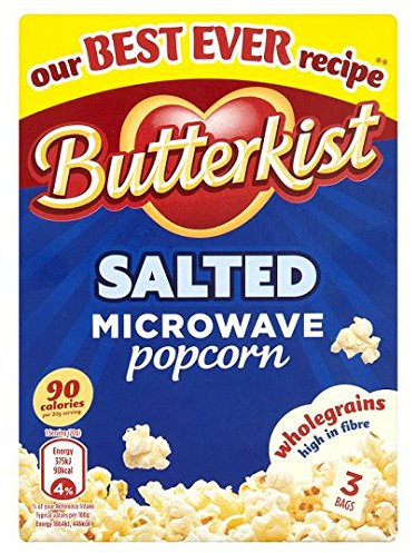 Butterkist Salted Microwave Popcorn 3X70g