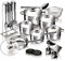 Blaumann Gourmet Line Batterie de cuisine en acier - Lot de 27 pièces
