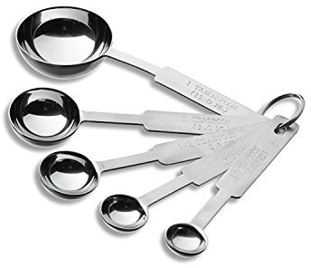 LACOR - 67001 - Juego de 5 Medidas Cucharas Inox