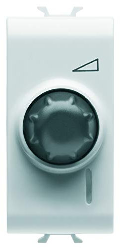 Gewiss GW10567 Assemblabile dimmer Nero, Bianco regolatore di intensità