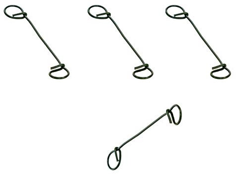 Kortpack - 1000 Kunststoffumhüllte Sackverschlüsse 100 mm x 1.6 mm