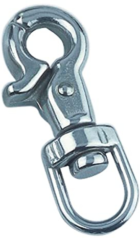 Edelstahl Schnapphaken mit Wirbel 13 * 65 mm