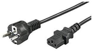 MicroConnect Power Cord 1.8m Black IEC320, PE020418, AF568A, DEL-109M