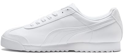 PUMA Men's Roma Basic Sneaker, White, 6 F UK