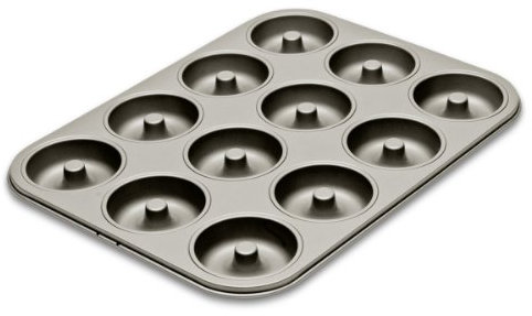 Staedter - Backblech Donutform - 35 x 27 cm - für 12 Donuts ø 7 cm/H 2 cm - hochwertige Antihaftbeschichtung