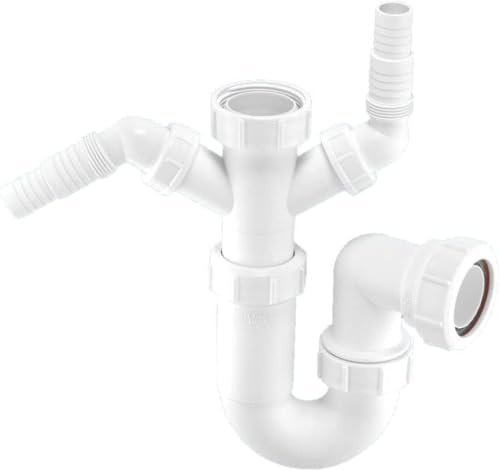 Mcalpine WM11 75mm Water Seal Adjustable Inlet Tubular Swivel 'P' Trap