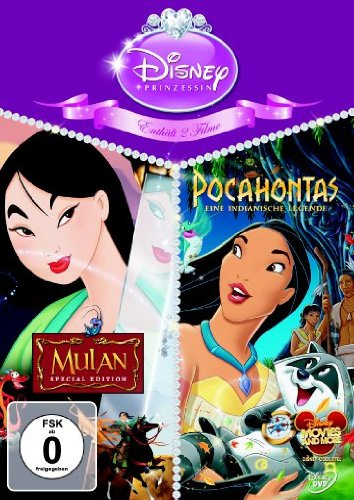 Mulan/Pocahontas - Prinzessinnen Doppelpack [3 DVDs]