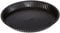Ibili 824328 Moule à Tarte Dentelé Moka, Tôle d'acier, Noir, 28 x 28 x3 cm (external Diameter : 29.5 cm )