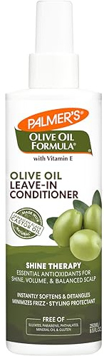 Palmer's Olive Oil Formula Leave In Conditioner Spray, Shine Therapy, Instantly Detangle, Soften and Smooth Textured and Curly Hair, 8.5 Ounces