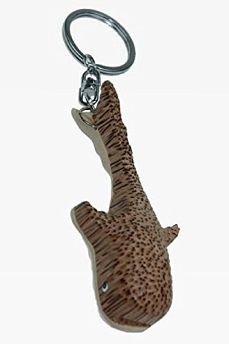 Wal Walhai * Holzschlüsselanhänger, Braun, Klassisch, Unisex-Kinder, Kinder, Holz, Metall, 12 cm, 7,5 cm, ab 3 Jahren