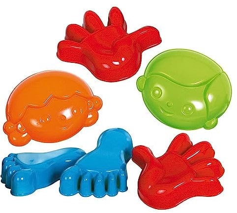 GOWI 558-58 Sandform Fritz im Netz, 6teilig, Sandkästen und Sandspielzeuge