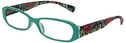 gl2194 Isabelle türkis Rechteckige Form Lesebrille goodlookers + 1,0, 1,5, 2,0, 2,5, 3.0