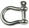 Karabiner & Mehr 10x Edelstahl V4A, Schäkel, M5, geschweift, rostfrei