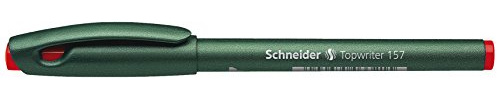 Schneider Schreibgeräte Faserschreiber Topwriter 157, 0,8 mm, rot