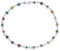 Bling Jewelry Protection Amulette Turque Breloque Multicolore Yeux Maléfiques Bracelet De Cheville Pour Femmes .925 Argent Sterling 10 Pouces
