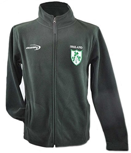 Carrolls Irish Gifts Herren Lansdowne Sport-Fleece, offizielle Kollektion, Flaschengrün Fleecejacke, grün, XL