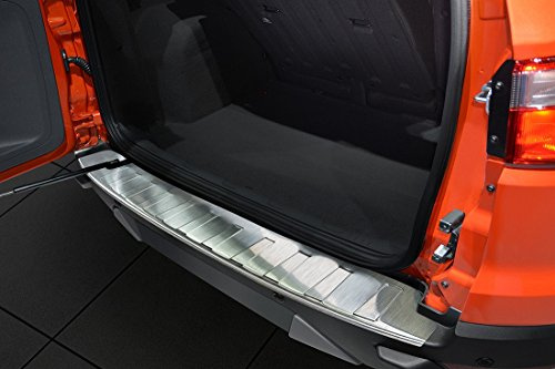 Avisa Edelstahl Heckstoßstangenschutz kompatibel mit Ford Ecosport II 2012- 'Ribs'