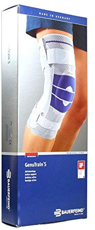 GENUTRAIN S - Fascia per ginocchio, sinistra, misura 4, 1 pezzo, colore naturale