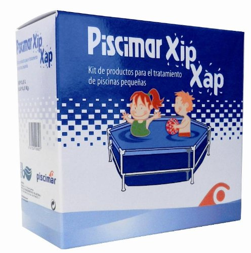 XIP XAP - Kit de Tratamiento de Agua para minipiscinas Contiene XIP 0,5 L de antialgas y XAP 0,5 kg de Dicloro 56