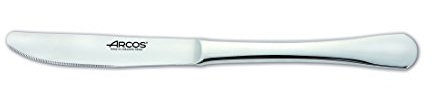 Arcos Serie Madrid - Dessertmesser Tafelmesser - Monoblock aus einem Stück Edelstahl 100 mm Farbe Silber