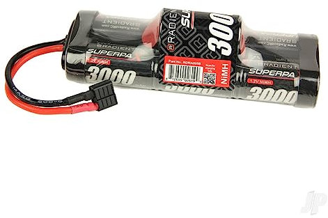 Superpax 7-Cell SC 3000mAh 8.4V NiMH Hump Battery Pack with Deans T-style Plug