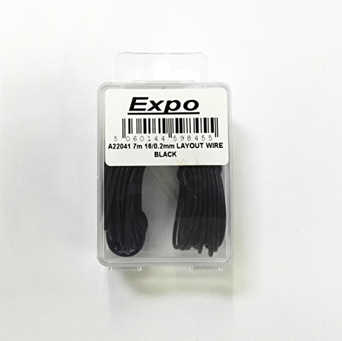 Expo Tools ROLLS OF 7/02M CABLE BLACK # A22021