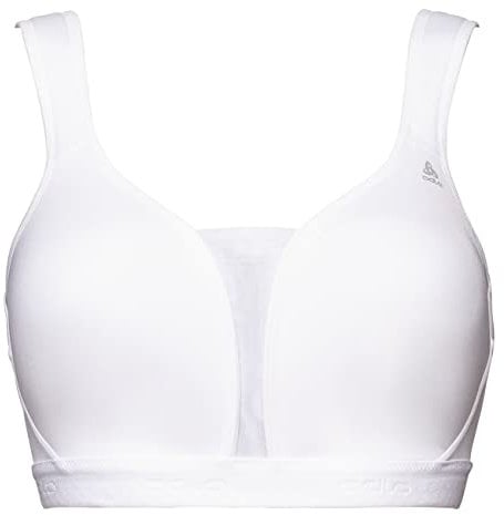 Odlo Damen gepolsterter Sport BHPadded High , Weiß, 85C