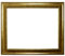 Barockrahmen Gold fein verziert 839 ORO, Leerrahmen 40x50 cm