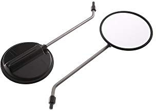 Blewa 1Paar Rückblickspiegel ø 120 mm, Gewinde M8, Spiegelarm Edelstahl