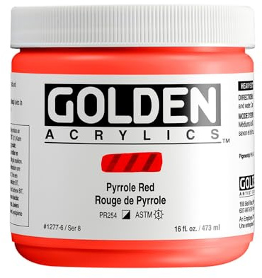 Golden Artist color H/Body 473Ml Pyrrole Red Viii