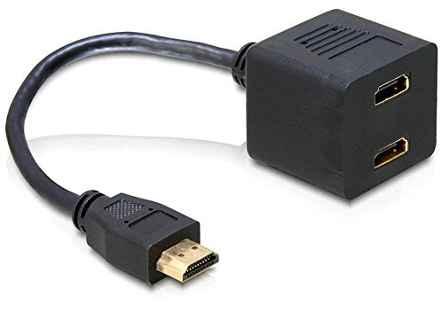 Delock Adapter HDMI Stecker zu 2X HDMI Buchse