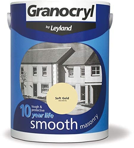 Leyland Granocryl Smooth Masonry, Soft Gold, 5L