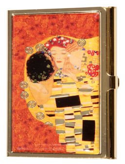 Fridolin 18172 Visitenkartenetui, Klimt Der Kuss