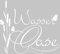 GRAZDesign Wandtattoo Bad Wellnessoase, Wandaufkleber Badezimmer Wand Aufkleber - 63x57cm / 010 weiss