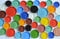 Bazare Masud e.K. 44 St. Softglas Mosaiksteine rund in 3 Größen12-20mm bunt ca.60g