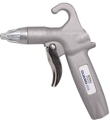 Guardair Whisper Jet 80WJ Safety Air Blow Gun OSHA Compliant Alloy Nozzle with Aluminum Body