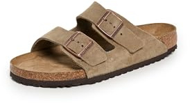 Birkenstock Arizona, Sandalen (schmal), Braun, Taupe, Wildleder, 40 EU