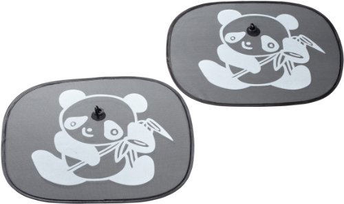 Cartrend 95107 Sonnenschutz Waschbär 2er-Set, mit Saugnapf