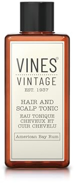 Vines Vintage Men's Scalp & Hair Tonic 200ml | American Bay Rum, Spicy Aroma