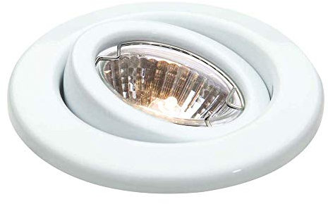 Knightsbridge - IP20 12V 50W max. L/V White Gimbal Downlight