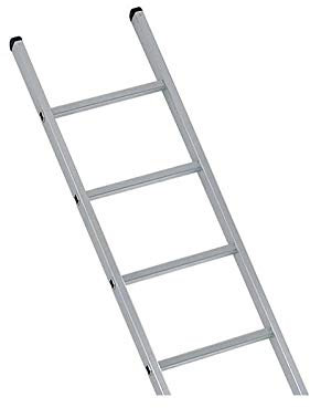 Zarges ZAR41554 Industrielle Leiter aus Aluminium, 14 Sprossen