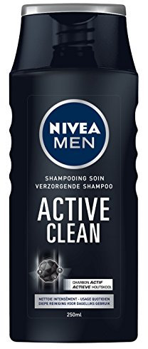 Nivea Men Active Clean Shampoo 250 ml, 3er Pack (3 x 250 ml)