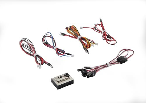Led Light Set 1/10 W/controler Box 12 Leds 3mm Dia