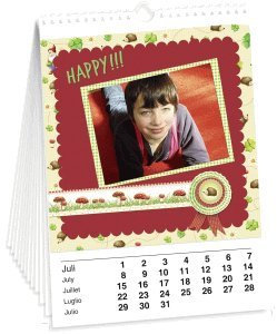 Ludwig Bähr 10 x Bastelkalender weiß A5