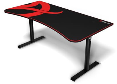 Arozzi Arena Scrivania, Metallo, Nero, 160x80x80 cm
