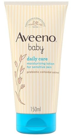 Aveeno Baby Crema Idratante Viso e Corpo per Bambini, Daily Care, Assorbimento Rapido, per Pelle Secca e Sensibile, 150ml