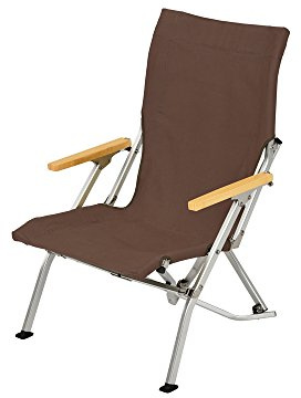 Snow Peak Low Beach Camping Chair One Size Brown
