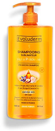 évoluderm Precious Oil Dry Hair Shampoo 1L Bottle