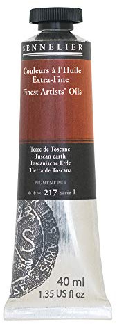 SENNELIER Artists' Extra Fine Oil, 40 ml Tube, Series 1, Tuscan Earth, (10-130411-217)