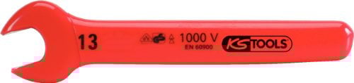 KS Tools 117.1519 Maulschlüssel mit Schutzisolierung, 19mm